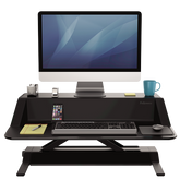 Fellowes Lotus Sit-Stand Workstation - Black - Al Masam Stationery LLC