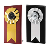 AMS- TC 666 AWARDE Metal Awards Wooden Award Clock Gold - Al Masam Stationery LLC