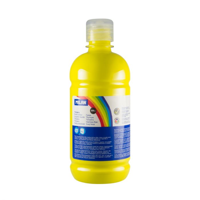 Poster Paint 500 ml bottle yellow - Al Masam Stationery LLC