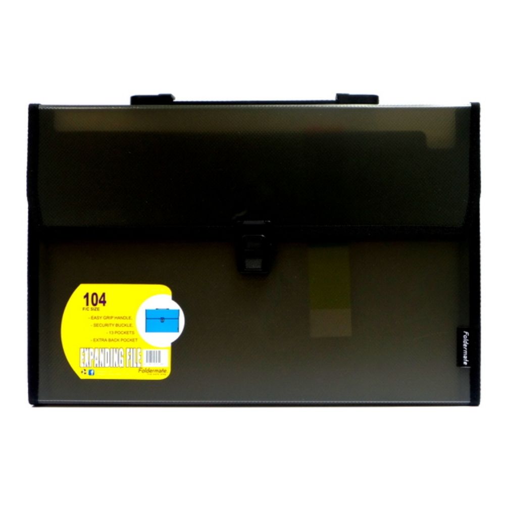 Foldermate Expanding File F/S With 13 Pockets Assorted Colors - Al Masam Stationery LLC