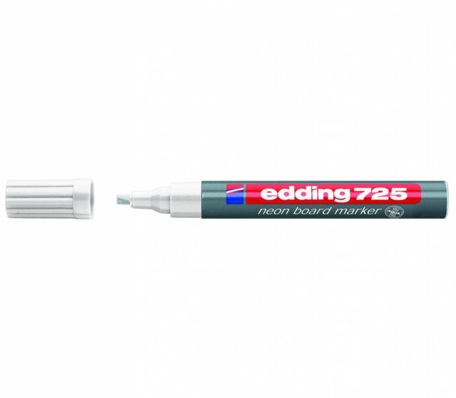 EDDING E-725 NEON BOARD MARKER WHITE - Al Masam Stationery LLC