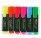 Highlighter Fabercastell MULTI COLOUR PACK OF 6 - Al Masam Stationery LLC