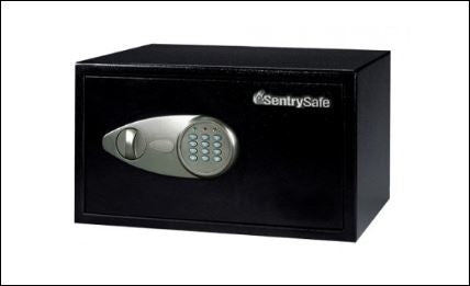 SENTRYSAFE Electronic SECURITY SAFE MODEL X105 Locking: Electronic Lock with overriding key function