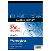 Daler Rowney Aquafine Watercolour Paper Pad Not Surface 20 x 16 Inch - Al Masam Stationery LLC