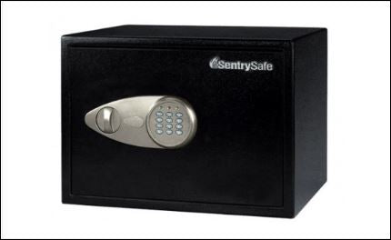 SENTRYSAFE Electronic SECURITY SAFE MODEL X125 Locking: Electronic Lock with overriding key function