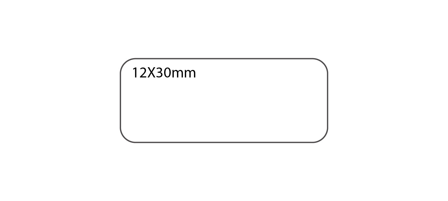 SELF ADHESIVE OFFICE LABEL-12X30mm - Al Masam Stationery LLC