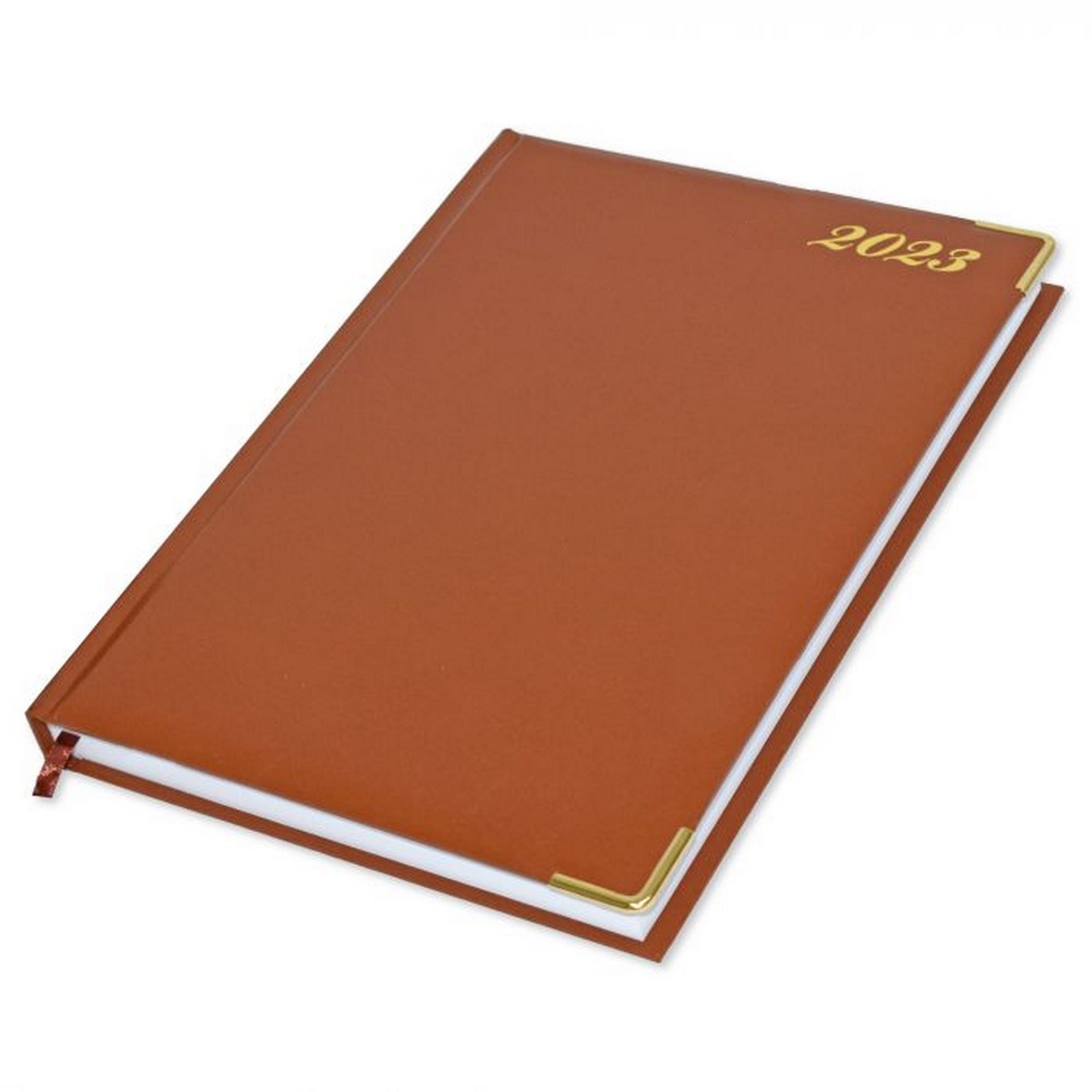 FIS A5 Diary 2023 (Arabic/English) Brown – Al Masam Stationery LLC 