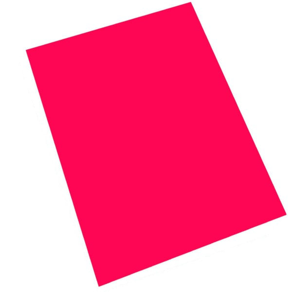 SADIPAL Fluorescent Card Board Colour Sheet-250GMS-Red - Al Masam Stationery LLC