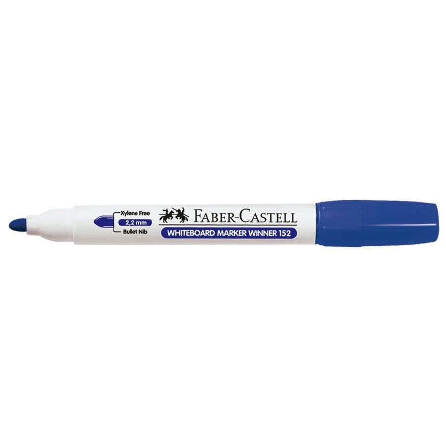 FABER-CASTELL Whiteboard Marker Blue Bullet Tip - Al Masam Stationery LLC