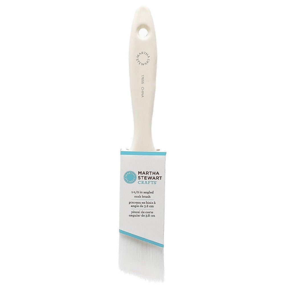 Martha Stewart Angle Sash Brush - MSP 17655 - Al Masam Stationery LLC