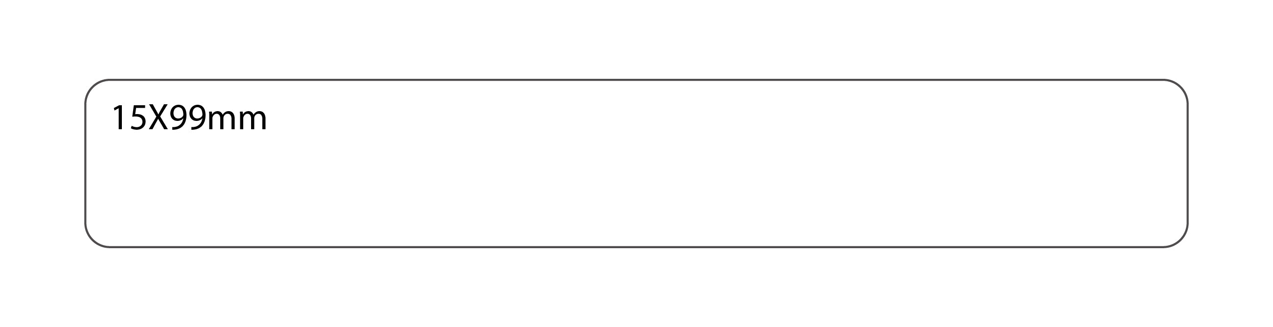 SELF ADHESIVE OFFICE LABEL-15X99mm - Al Masam Stationery LLC