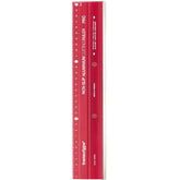 Transotype - Non Slip Aluminium Cutting Ruler Pro - 30 X 3.5 Cm - Al Masam Stationery LLC