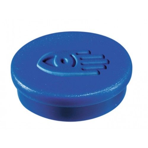 LEGAMASTER MAGNETS ROUND 20 MM PACK OF 8 BLUE - Al Masam Stationery LLC