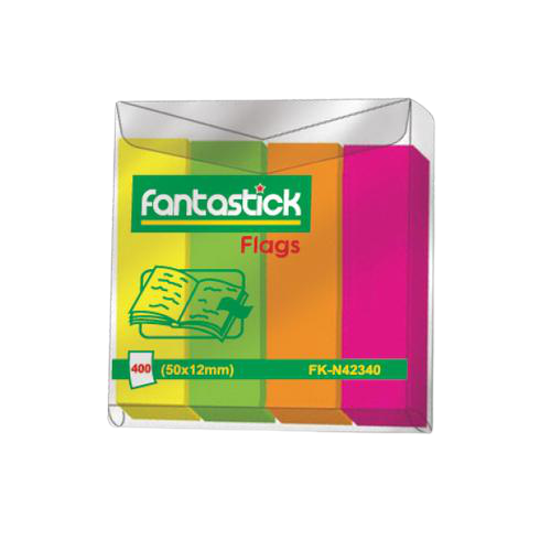 Fantastic Index paper self adhesive Fluor 4color - Al Masam Stationery LLC