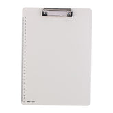 Deli Dual PP Low-profile Clip Board A4 White - Al Masam Stationery LLC
