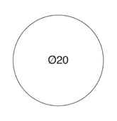 SELF ADHESIVE OFFICE LABEL-20mm - Al Masam Stationery LLC