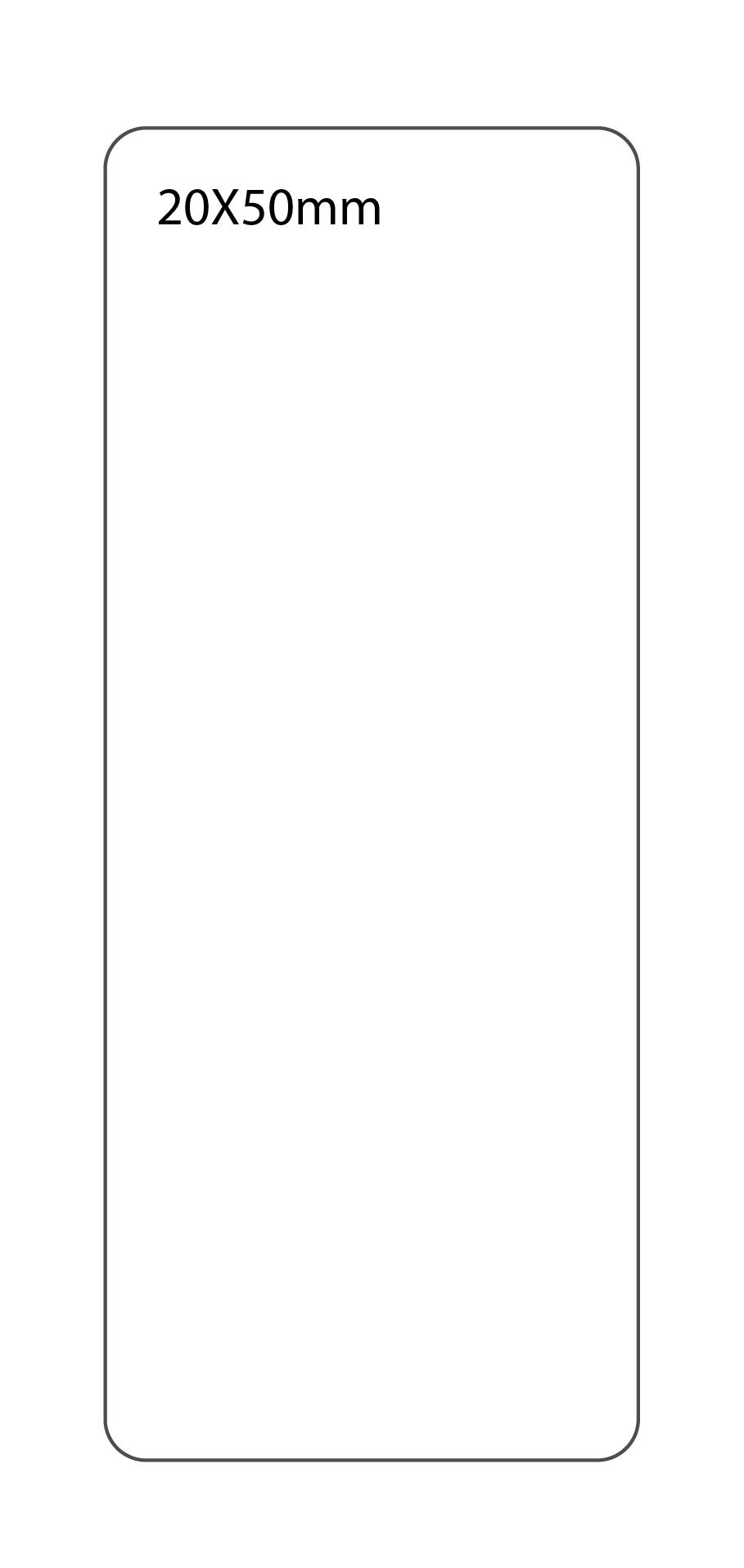 SELF ADHESIVE OFFICE LABEL-20X50mm - Al Masam Stationery LLC