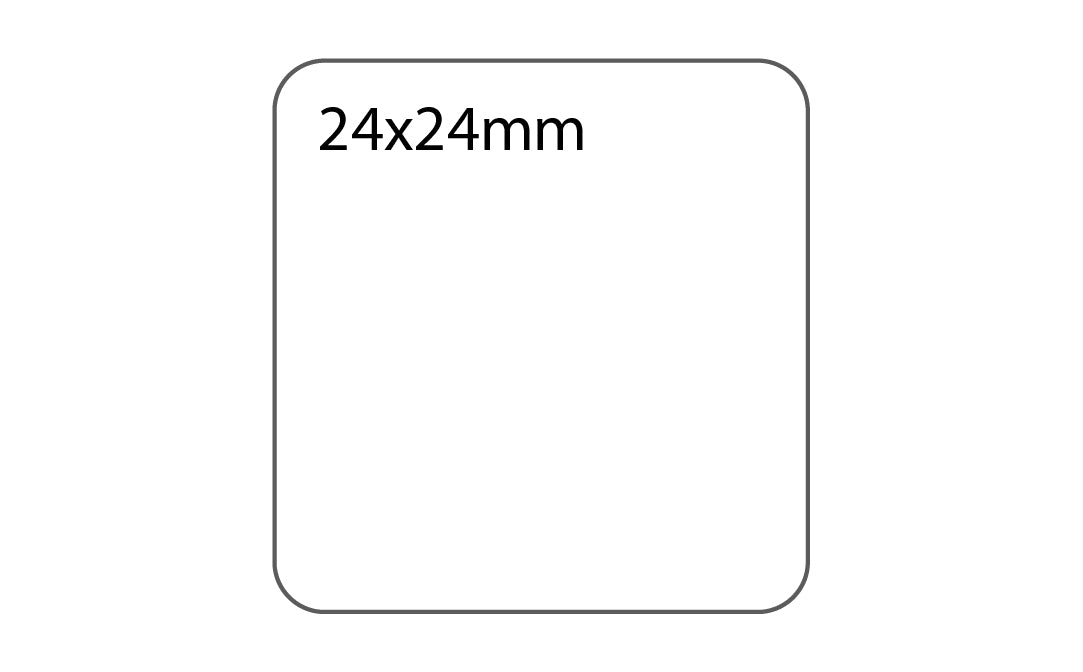 SELF ADHESIVE OFFICE LABEL-24X24mm - Al Masam Stationery LLC