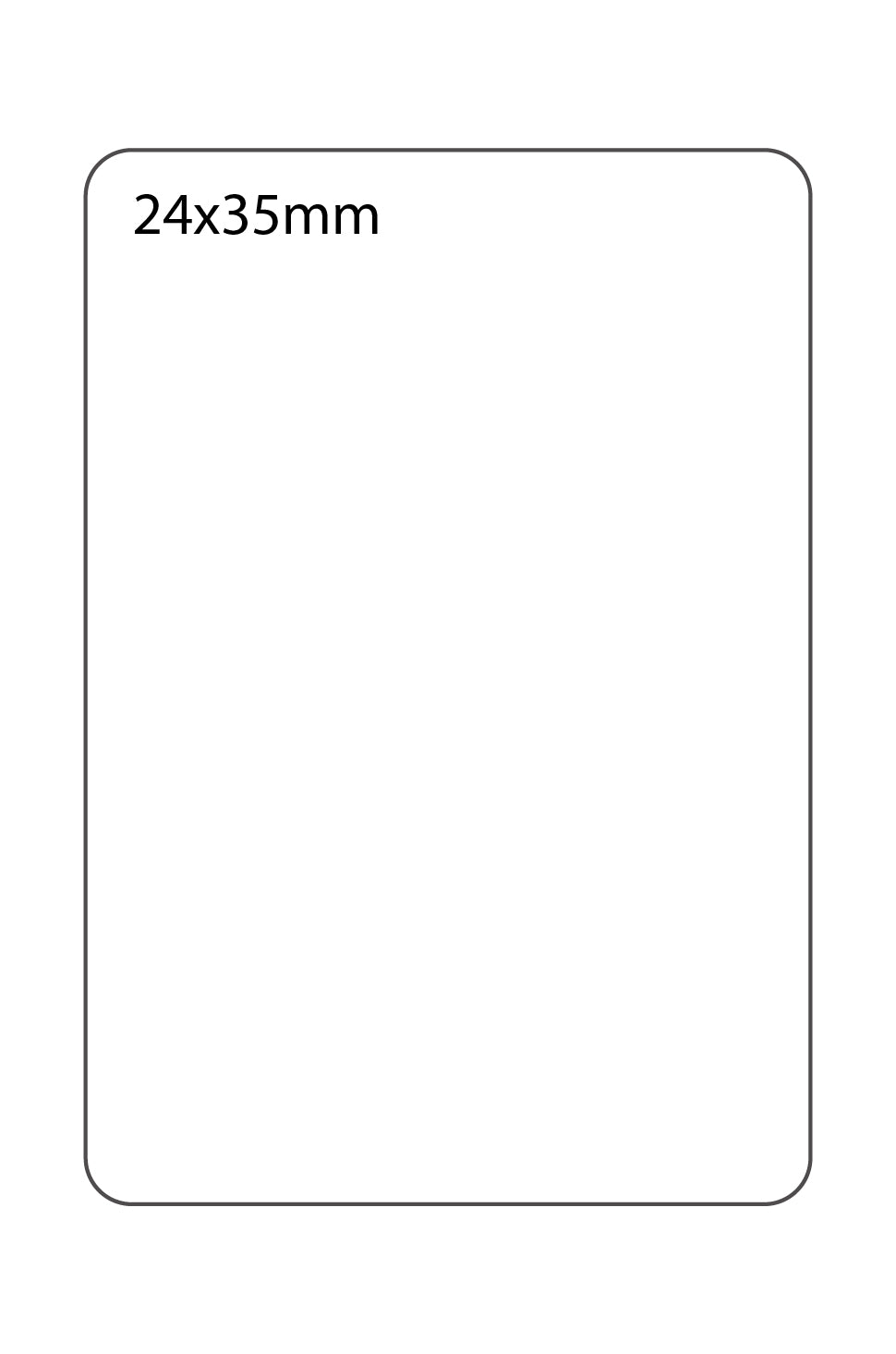 SELF ADHESIVE OFFICE LABEL-24X35mm - Al Masam Stationery LLC