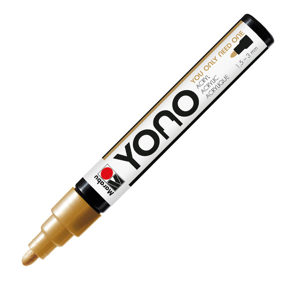 Marabu Yono Marker, Gold 084, 1.5-3 Mm - MRU 12400103084 - Al Masam Stationery LLC