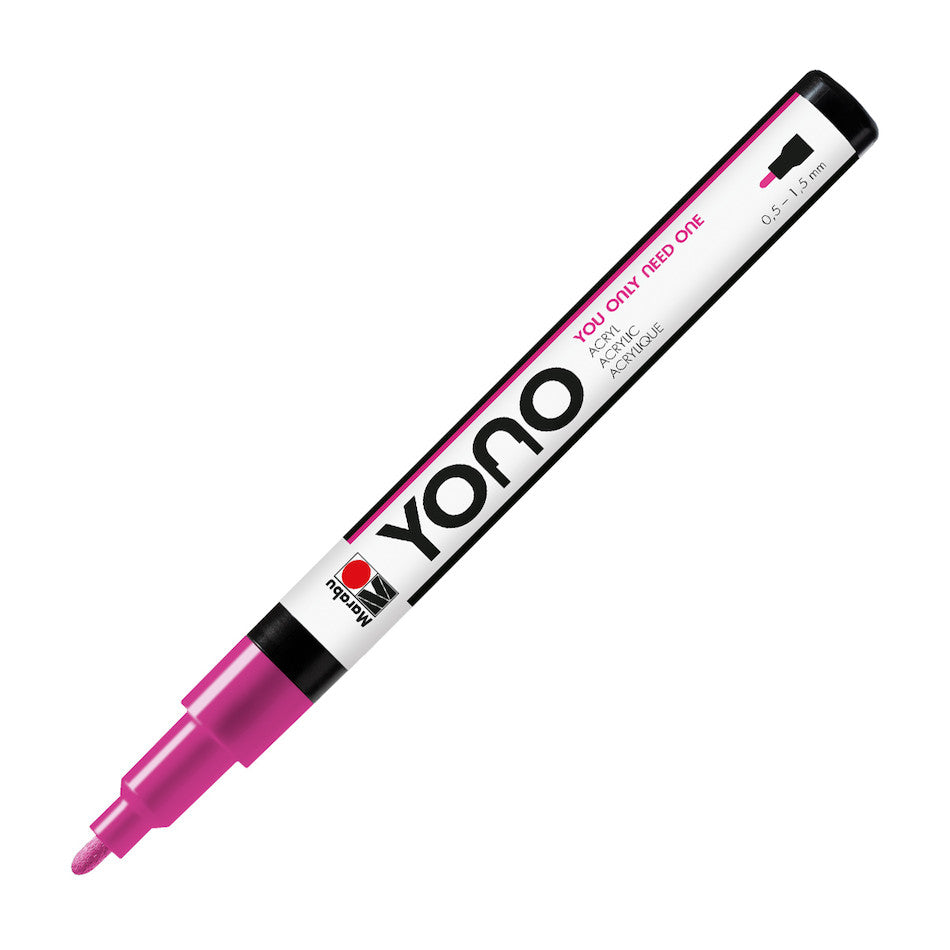 Marabu Yono Marker, Magenta 014, 0.5-1.5 Mm - MRU 12400101014 - Al Masam Stationery LLC