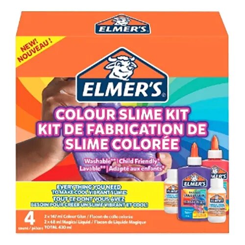 Elmer's Opaque Colors Slime Adhesive Kit Multicolor - Al Masam Stationery LLC