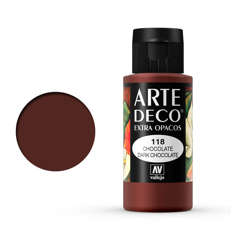 VALLEJO ART DECO 118-60ML. DARK CHOCOLATE - Al Masam Stationery LLC