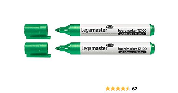 LEGAMASTER BOARD MARKER TZ 100 PACK OF 2 GREEN - Al Masam Stationery LLC