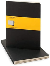 Moleskine Cashier Ruled Extra Large Size Notebook Set of 3 Pcs Black - Al Masam Stationery LLC