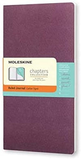 Moleskine Chapters Slim Medium, Ruled, Plum Purple, Soft Cover Journal - Al Masam Stationery LLC