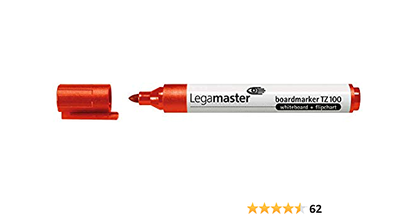 LEGAMASTER BOARD MARKER TZ 100 PACK OF 2 RED 7-110502-2 - Al Masam Stationery LLC