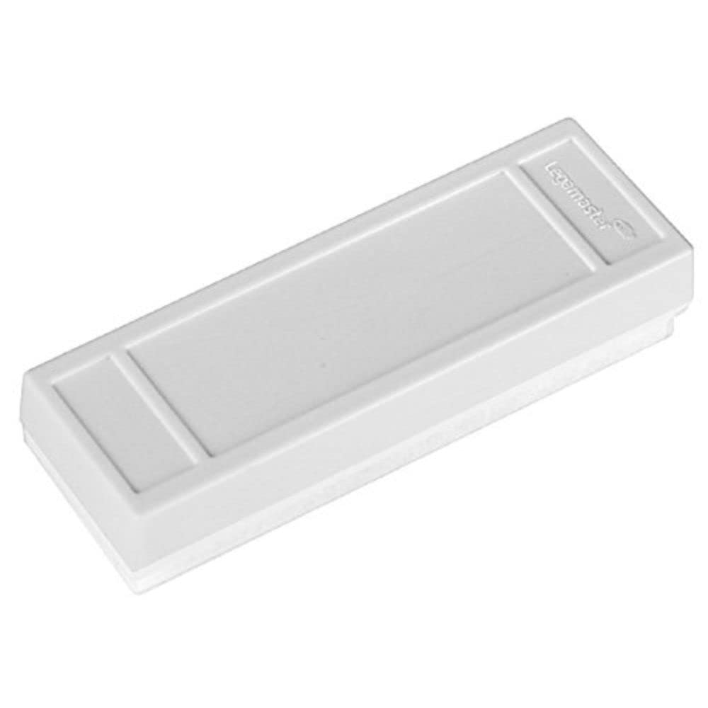 LEGAMASTER SMALL WHITEBOARD ERASER 7-120100 Refillable yes Article dimensions 48 x - x 143 (mm) Volume 288.75 ml Tissues yes LOGISTICS Article EAN / KEA 8713797012652 / 7-120100 Packing unit PC Quantity 1 Packing dimensions 150 x 55 x 35 (mm) Weight (gross/net) 105 g / 89 g