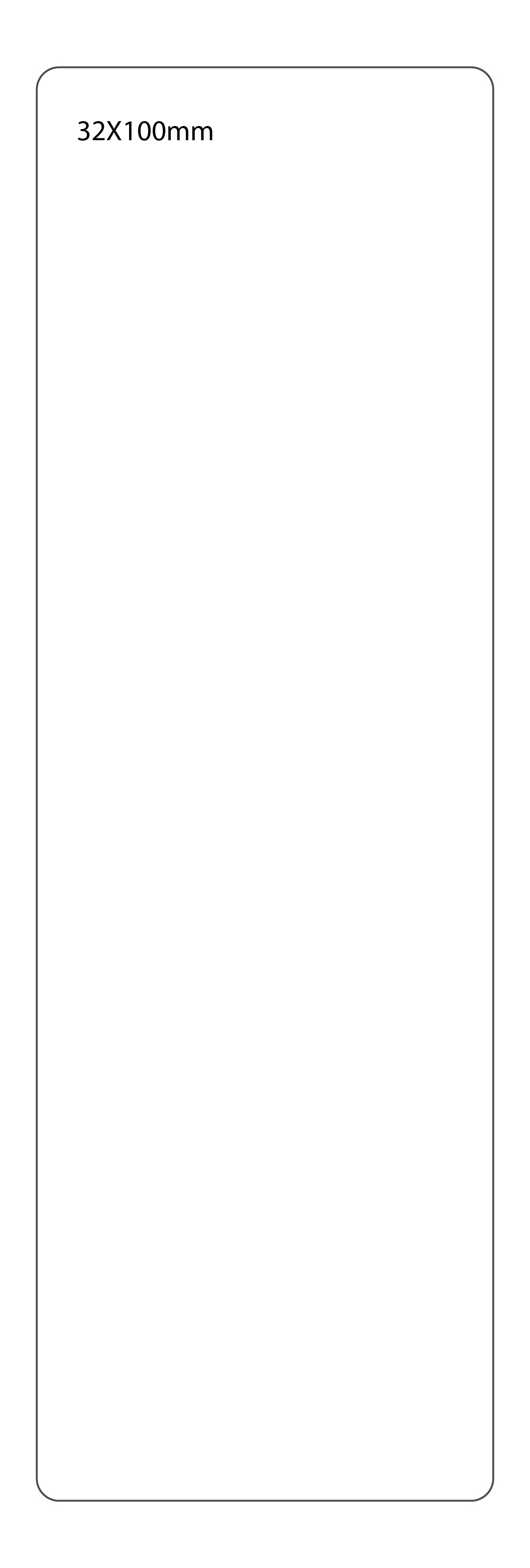 SELF ADHESIVE OFFICE LABEL-32X100mm - Al Masam Stationery LLC