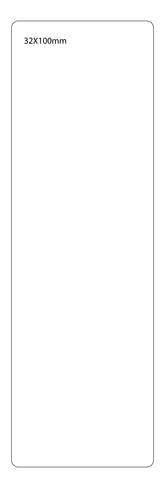 SELF ADHESIVE OFFICE LABEL-32X100mm - Al Masam Stationery LLC