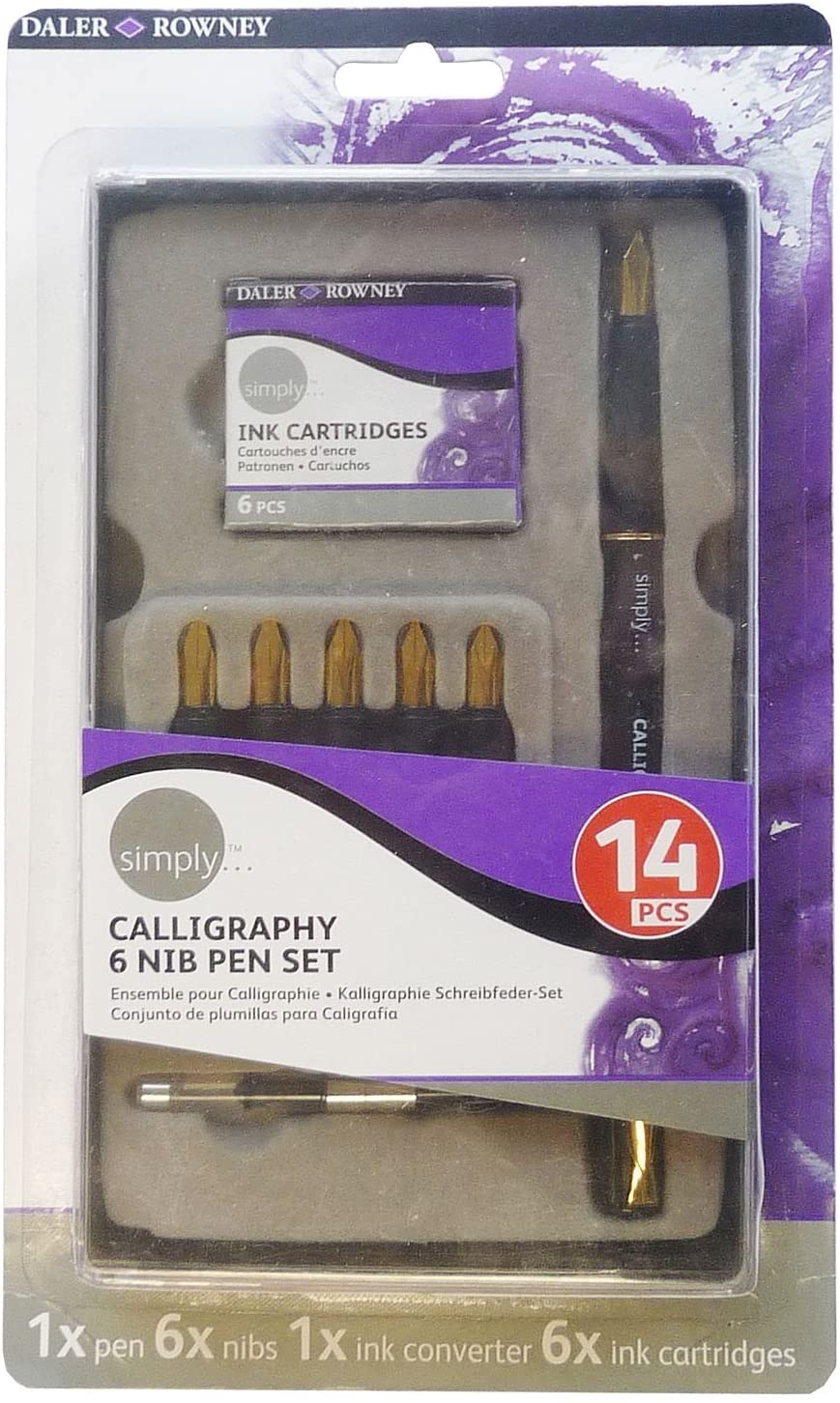 SIMPLY CALLIGRAPHY 14 PC SET - (DAL845900910) - Al Masam Stationery LLC