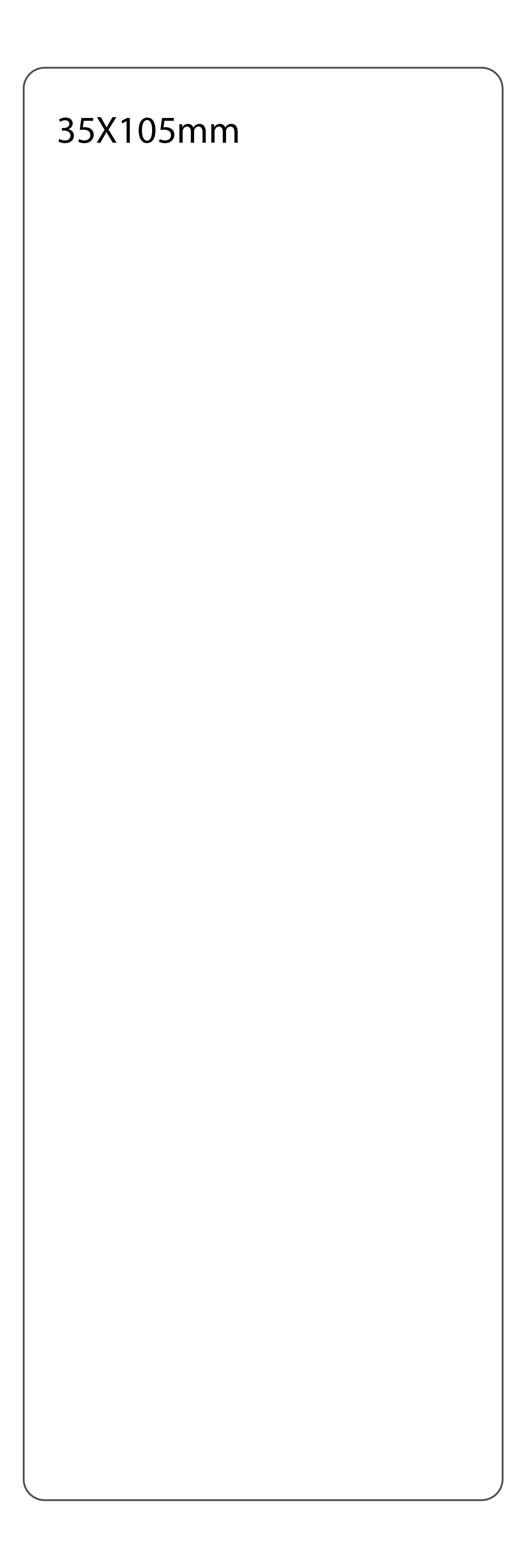 SELF ADHESIVE OFFICE LABEL-35X105mm - Al Masam Stationery LLC