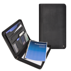 DesQ A4 Zipped conference folder with ringmechanism