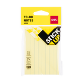 Deli To-do Notes 76x101mm 3''x4'' Yellow - Al Masam Stationery LLC