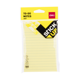 Deli To-do Notes 152x101mm 6''x4'' Yellow - Al Masam Stationery LLC