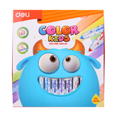 Deli Color Kids Felt Pen Washable 1.0-5.0mm 24C - Al Masam Stationery LLC