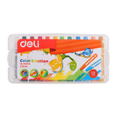 Deli Oil Pastel Smooth Rich Blending 12C - Al Masam Stationery LLC