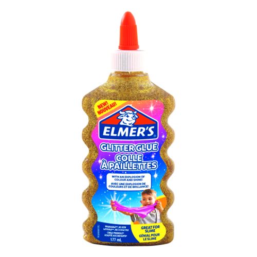 Elmer's Glitter Glue Gold 177 ml - Al Masam Stationery LLC