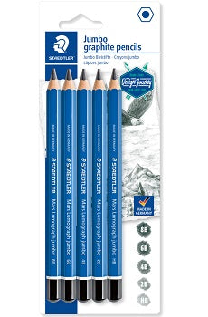 Staedtler Mars Lumograph Pencil Jumbo - (ST-100J-HB) - Al Masam Stationery LLC
