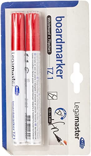 LEGAMASTER BOARD MARKER TZ 1 PACK OF 2 RED - Al Masam Stationery LLC
