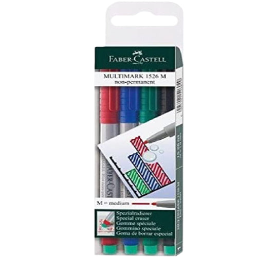 FABER-CASTELL Multimark Medium M 1.0mm Non-Permanent - Al Masam Stationery LLC