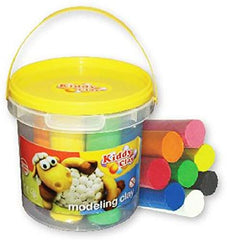 Kiddy Clay Modelling Clay set of 8 Color  Bucket
