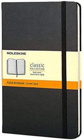 Moleskine Ruled Notebook Hard Cover A5 Black - Al Masam Stationery LLC