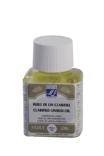 Lefranc & Bourgeois Clarified Linseed Oil 75ml Bottle - Al Masam Stationery LLC