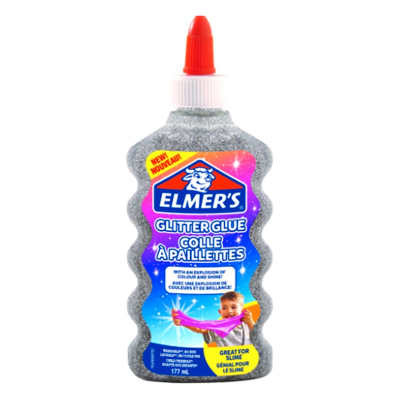 Elmer's Glitter Glue Silver 177 ml - Al Masam Stationery LLC