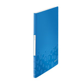 LEITZ Display Book PP WOW 20 Metallic Blue - Al Masam Stationery LLC